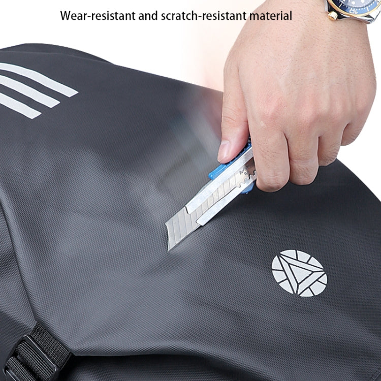 Motorcycle Rainproof Shoulders Helmet Soft Riding Backpack (Black) - Bags & Luggages by PMC TechLife | Online Shopping South Africa | PMC TechLife | Buy Now Pay Later Mobicred