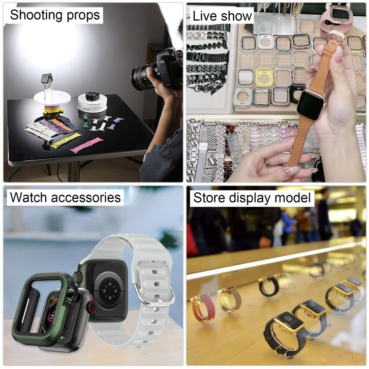 For Apple Watch Series 7 41mm Color Screen Non-Working Fake Dummy Display Model, For Photographing Watch-strap, No Watchband (Silver) - free shipping - PMC TechLife - Order now!