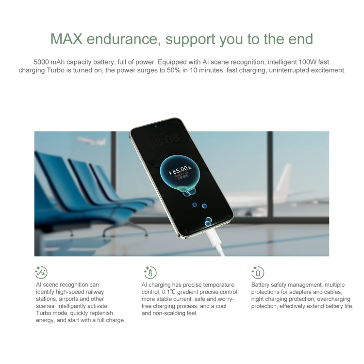 Huawei nova 13, 12GB+1TB, Screen Fingerprint Identification, 6.7 inch HarmonyOS 4.2, NFC, OTG, Not Support Google Play (Green) - free shipping - PMc TechLife - Order now!