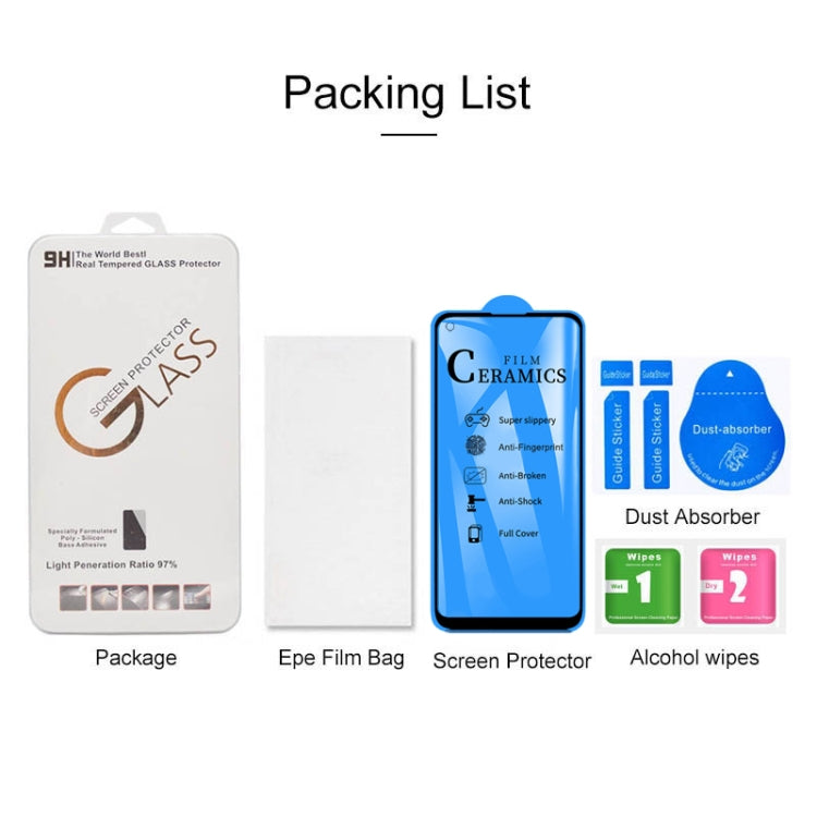 For Samsung Galaxy A11 2.5D Full Glue Full Cover Ceramics Film - Galaxy Tempered Glass by PMC TechLife | Online Shopping South Africa | PMC TechLife