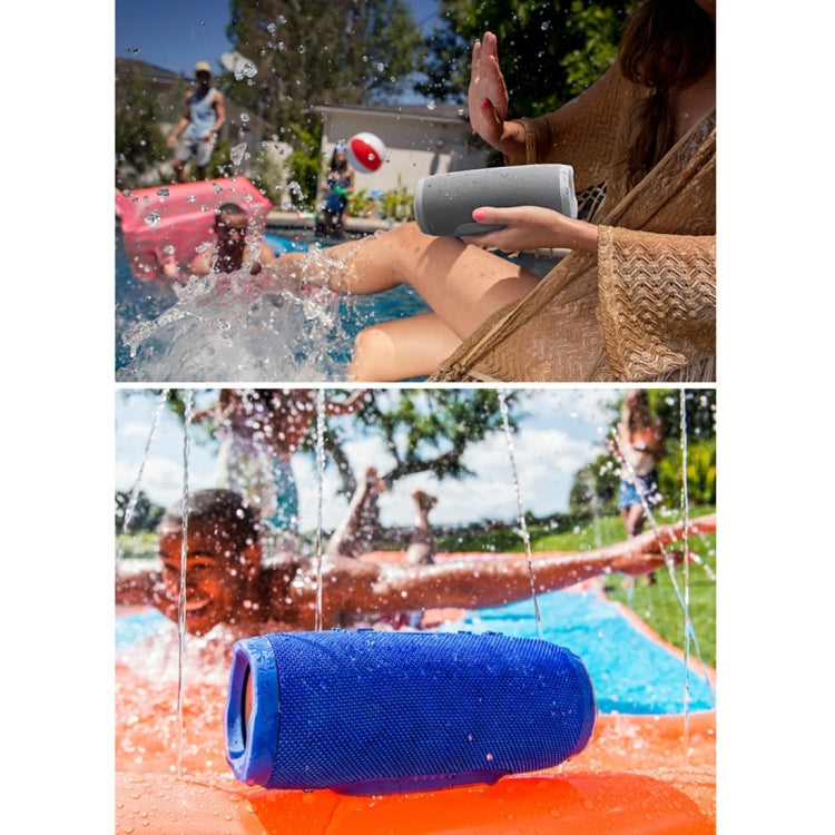 Charge3 Life Waterproof Bluetooth Stereo Speaker, Built-in MIC, Support Hands-free Calls & TF Card & AUX IN & Power Bank(Blue) - Waterproof Speaker by PMC TechLife | Online Shopping South Africa | PMC TechLife | Buy Now Pay Later Mobicred