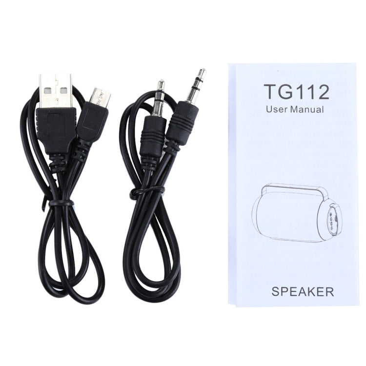 T&G TG112 Portable Bluetooth Speaker, with Mic & FM Radio Function, Support Hands-free & TF Card & U Disk Play(Black) - free shipping - PMC Jewellery - Order now!