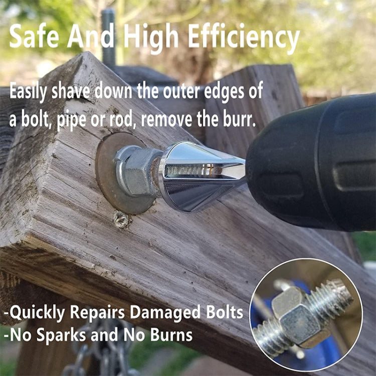 Chamfer Stainless Steel Deburring External Chamfer Tool Hexagonal Handle Three-slot Chamfer (Black) - Others by PMc TechLife | Online Shopping South Africa | PMc TechLife | Buy Now Pay Later Mobicred