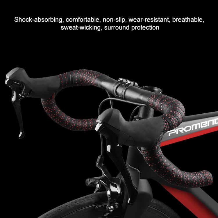 PROMEND GR-082 1 Pair Two-color Antiskid Bicycle Grips Tape (Black+green) - free shipping - PMc TechLife - Order now!