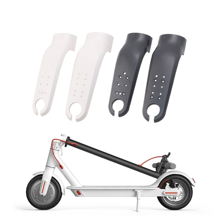For Xiaomi M365 Electric Scooter Front Fork Left Right Plastic Replacement Parts(Black) - Accessories & Parts by PMc TechLife | Online Shopping South Africa | PMc TechLife | Buy Now Pay Later Mobicred