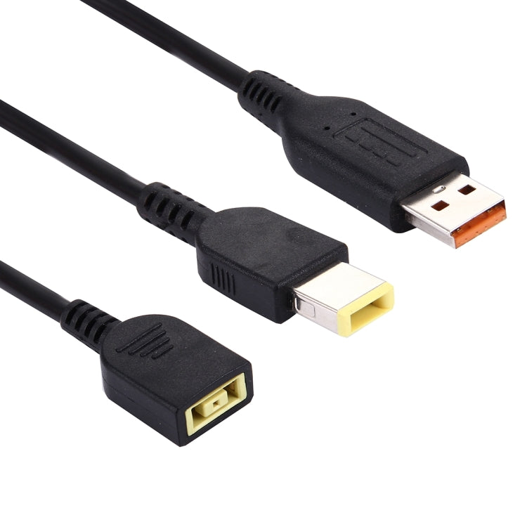 Big Square (First Generation) Female to Lenovo YOGA 3 & Big Square (First Generation) Male Interfaces Power Adapter Cable for Lenovo Laptop Notebook, Length: about 30cm - For Lenovo by PMC TechLife | Online Shopping South Africa | PMC TechLife | Buy Now Pay Later Mobicred