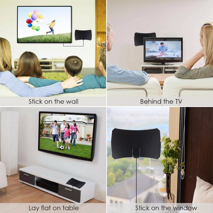 50 Miles Range 25dBi High Gain Digital Indoor HDTV Antenna with 3m Coaxial Cable - DVB-T & Simulation Antenna by PMC TechLife | Online Shopping South Africa | PMC TechLife | Buy Now Pay Later Mobicred