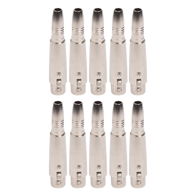 10 PCS LZ1163-1 6.35mm XRL Female to Female Audio Adapter - free shipping - PMC Jewellery - Order now!
