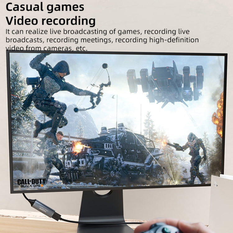 4K 30Hz HDMI to USB2.0 HD Video Capture Card with Cable - Video Capture Solutions by PMC TechLife | Online Shopping South Africa | PMC TechLife | Buy Now Pay Later Mobicred