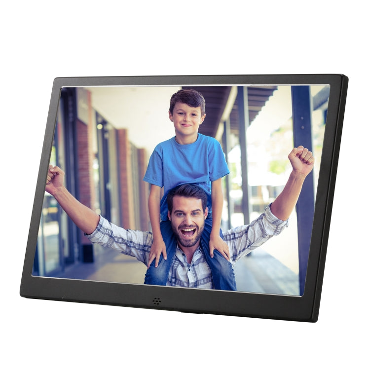 HSD1303 13.3 inch LED 1280x800 High Resolution Display Digital Photo Frame with Holder and Remote Control, Support SD / MMC / MS Card / USB Port, EU Plug(Black) - 11-15 inch by PMC TechLife | Online Shopping South Africa | PMC TechLife | Buy Now Pay Later Mobicred