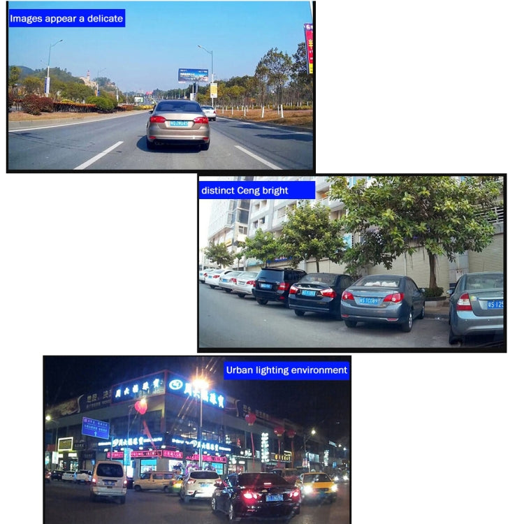 G835 HD 1080P 4.3 inch Screen Display Rearview Mirror Vehicle DVR, Generalplus 2248, 2 Cameras 170 Degree Wide Angle Viewing, Support HDR Recording / Motion Detection Function - Car DVRs by PMC TechLife | Online Shopping South Africa | PMC TechLife | Buy Now Pay Later Mobicred