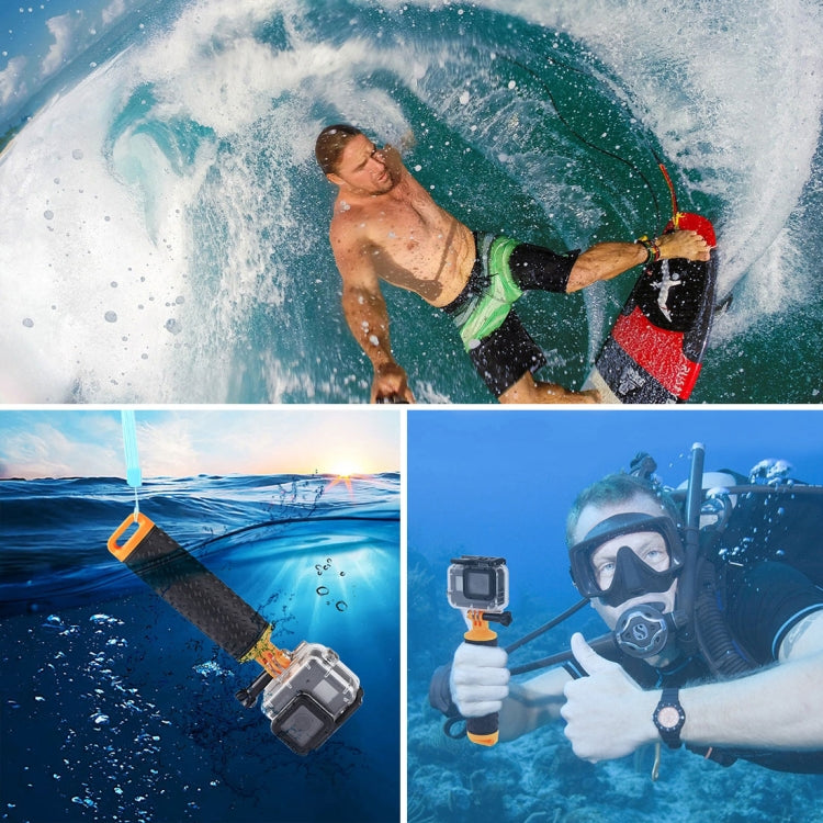 PULUZ Floating Handle Hand Grip Buoyancy Rods with Strap for GoPro HERO10 Black / HERO9 Black / HERO8 Black / HERO7 /6 /5 /5 Session /4 Session /4 /3+ /3 /2 /1, Xiaoyi and Other Action Cameras(Orange) - free shipping - PMC TechLife - Order now!