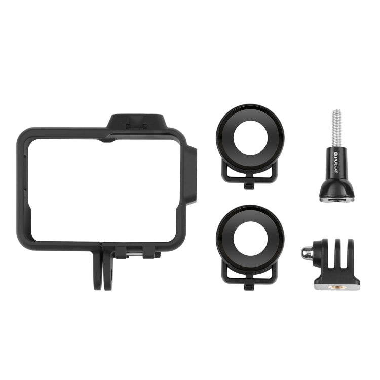 PULUZ Plastic Frame Case with Lens Guard for Insta360 One RS 360 Edition(Black) - free shipping - PMC TechLife - Order now!