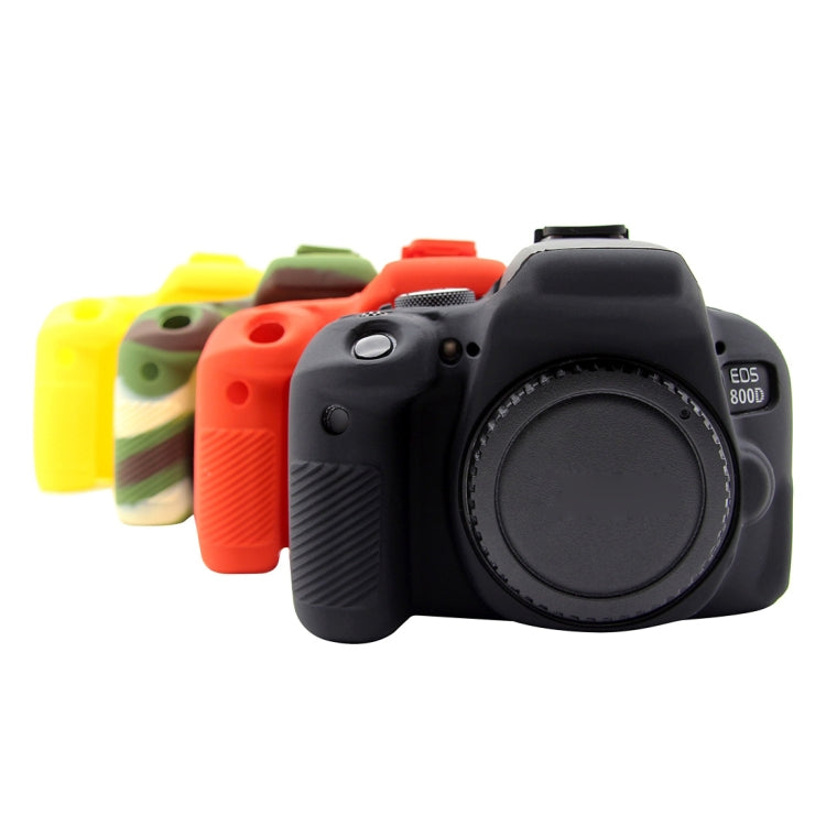 PULUZ Soft Silicone Protective Case for Canon EOS 800D(Camouflage) - Protective Case by PULUZ | Online Shopping South Africa | PMC TechLife | Buy Now Pay Later Mobicred