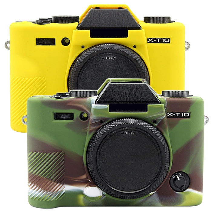 PULUZ Soft Silicone Protective Case for FUJIFILM X-T20(Yellow) - Protective Case by PULUZ | Online Shopping South Africa | PMC TechLife | Buy Now Pay Later Mobicred