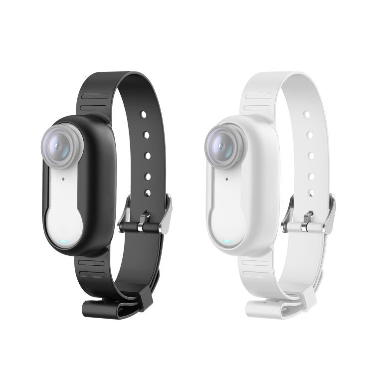 For Insta360 GO 3 / GO 3S PULUZ Camera Silicone Case Wristband Bicycle Strap Extension Mount (White) - free shipping - PMC TechLife - Order now!