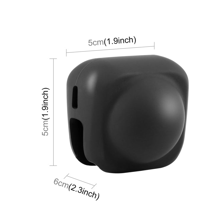For Insta360 X4 / X5 PULUZ Silicone Protective Lens Cover (Black) - Len Accessories by PULUZ | Online Shopping South Africa | PMC TechLife | Buy Now Pay Later Mobicred