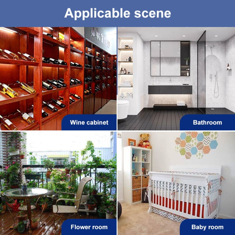 3.8 inch LCD Digital Temperature & Humidity Meter with Clock / Calendar (HTC-1)(White) - Indoor Thermometer by PMC TechLife | Online Shopping South Africa | PMC TechLife | Buy Now Pay Later Mobicred