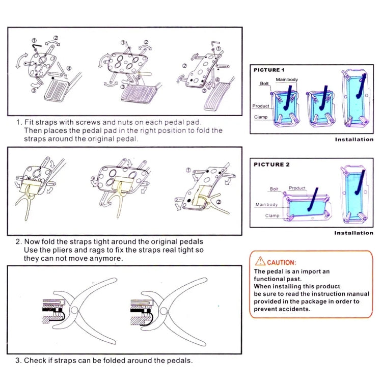 Car Universal Non-Slip Pedal(Red) - Foot Pedal by PMC TechLife | Online Shopping South Africa | PMC TechLife | Buy Now Pay Later Mobicred