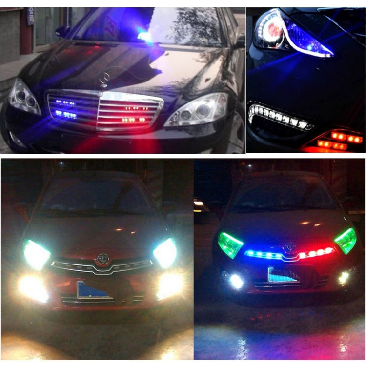 6W 450LM 6 x 3-LED Yellow Light 577nm Car Strobe Flash Warning Light Signal Lamp, DC 12V - Warning Lights by PMC TechLife | Online Shopping South Africa | PMC TechLife | Buy Now Pay Later Mobicred
