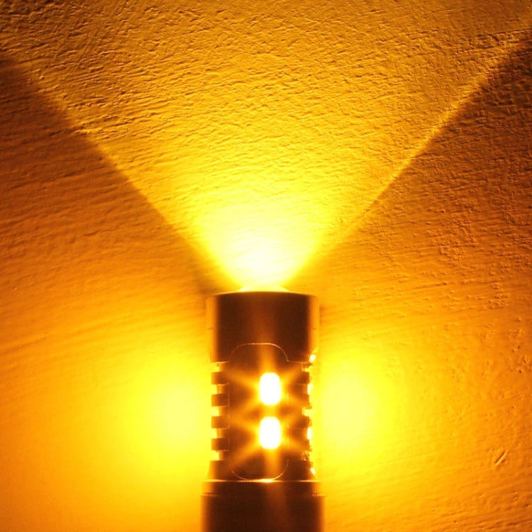 2PCS 1157/BAY15D 10W 700LM Yellow + White Light 20-LED SMD 5630 Car Brake Light Lamp Bulb, Constant Current, DC 12-24V - free shipping - PMC TechLife - Order now!