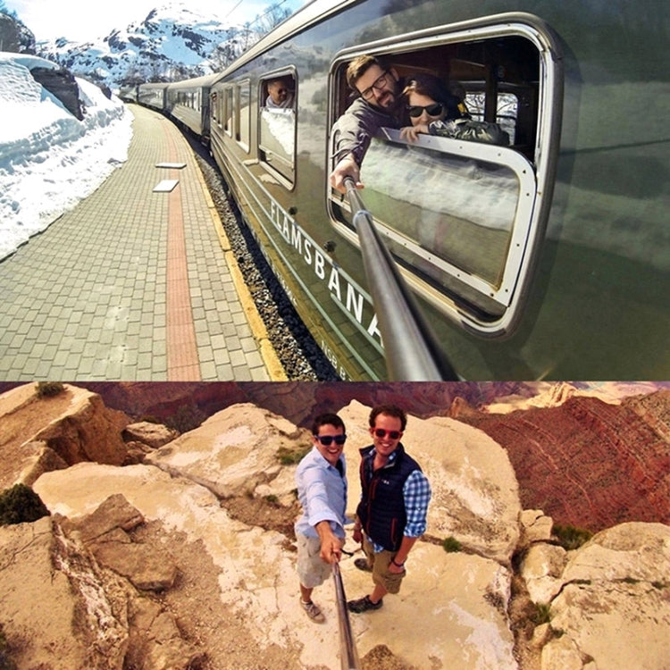 Handheld 49cm Extendable Pole Monopod with Screw for GoPro, Insta360, DJI and Other Action Cameras(Blue) - Extendable Pole by PMC TechLife | Online Shopping South Africa | PMC TechLife | Buy Now Pay Later Mobicred