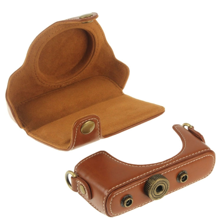 Retro Style PU Leather Camera Case Bag with Strap for Sony RX100 M3 / M4 / M5(Brown) - free shipping - PMC TechLife - Order now!