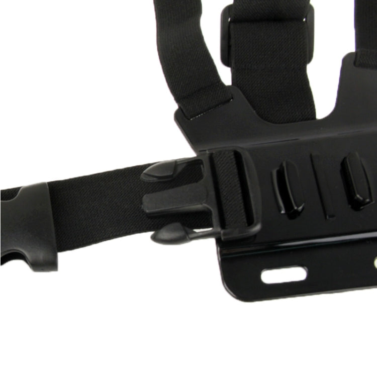 Extreme Sport Front Chest Elastic Belt Shoulder Strap Mount Holder for GoPro, Insta360, DJI and Other Action Cameras(Black) - Chest Belt by PMC TechLife | Online Shopping South Africa | PMC TechLife | Buy Now Pay Later Mobicred