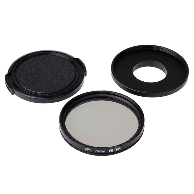 52mm CPL Filter Circular Polarizer Lens Filter with Cap for Xiaomi Xiaoyi 4K+ / 4K, Xiaoyi Lite, Xiaoyi Sport Camera - Lens Filter by PMC TechLife | Online Shopping South Africa | PMC TechLife | Buy Now Pay Later Mobicred