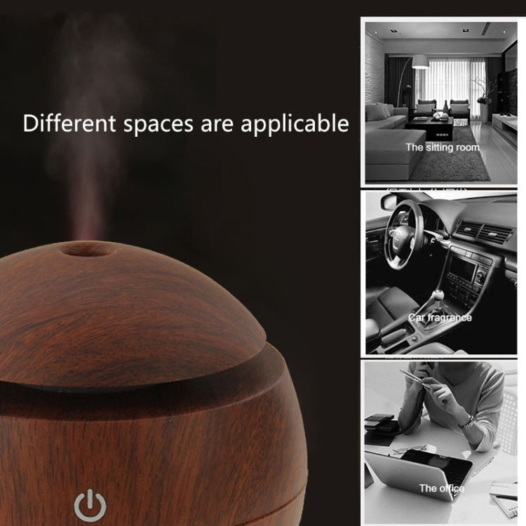 LM-X1 USB Rechargeable Wood Texture 3W Ultrasonic Aroma Air Humidifier - Air Purifiers & Accessories by PMC TechLife | Online Shopping South Africa | PMC TechLife | Buy Now Pay Later Mobicred
