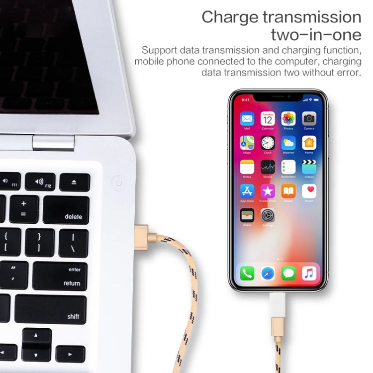 Micro 5 Pin USB to 8 Pin Charge & Data Transfer Adapter(White) - Converter & Adapter by PMC Jewellery | Online Shopping South Africa | PMC Jewellery | Buy Now Pay Later Mobicred