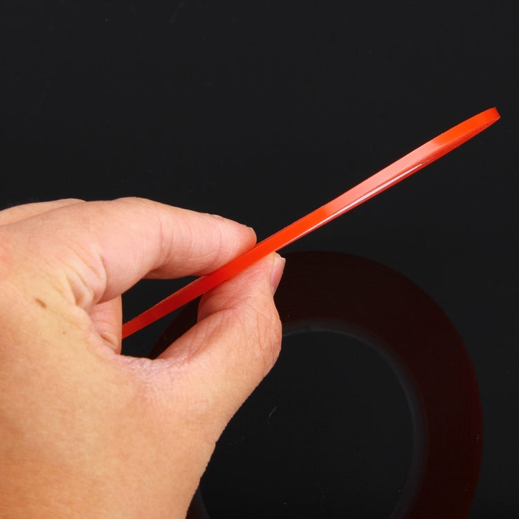 3mm Width Double Sided Adhesive Sticker Tape for iPhone / Samsung / HTC Mobile Phone Touch Panel Repair, Length: 25m (Red) - free shipping - PMC TechLife - Order now!