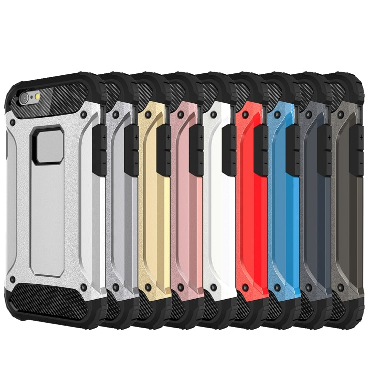 For iPhone 6 Plus & 6s Plus Tough Armor TPU + PC Combination Case(Grey) - More iPhone Cases by PMC TechLife | Online Shopping South Africa | PMC TechLife | Buy Now Pay Later Mobicred