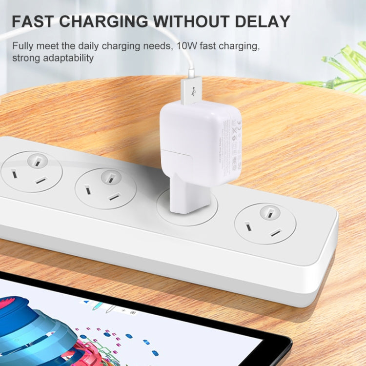 10W USB Power Adapter Travel Charger(EU Plug) - USB Charger by PMC Jewellery | Online Shopping South Africa | PMC Jewellery | Buy Now Pay Later Mobicred