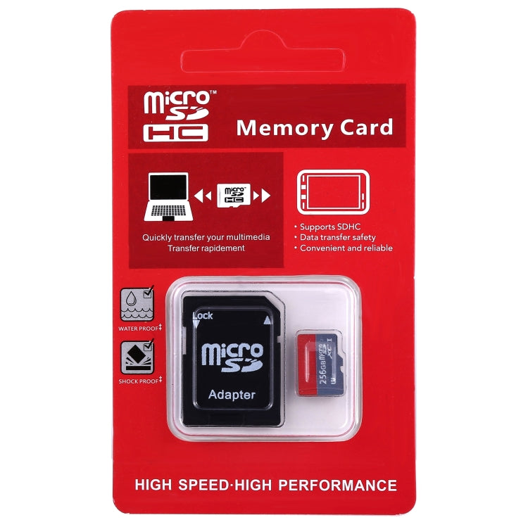 256GB High Speed Class 10 TF/Micro SDHC UHS-1(U1) Memory Card, Write: 15mb/s, Read: 30mb/s (100% Real Capacity) - Micro SD Card by PMC Jewellery | Online Shopping South Africa | PMC Jewellery | Buy Now Pay Later Mobicred