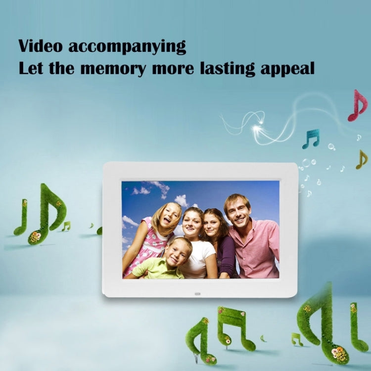 13 inch 1024 x 768 / 16:9 LED Widescreen Suspensibility Digital Photo Frame with Holder & Remote Control, Support SD / MicroSD / MMC / MS / XD / USB Flash Disk(White) - 11-15 inch by PMC Jewellery | Online Shopping South Africa | PMC Jewellery | Buy Now Pay Later Mobicred