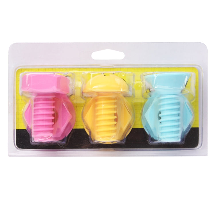 Cool Creative Screw Style Wall Hook Hanger (3pcs in one packaging, the price is for 3pcs) - Shelf & Hooks by PMC TechLife | Online Shopping South Africa | PMC TechLife | Buy Now Pay Later Mobicred
