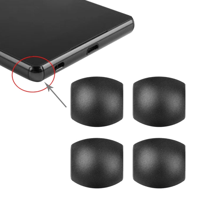 4 PCS Front Bezel Edge for Sony Xperia Z3(Black) - Others by PMc TechLife | Online Shopping South Africa | PMc TechLife | Buy Now Pay Later Mobicred