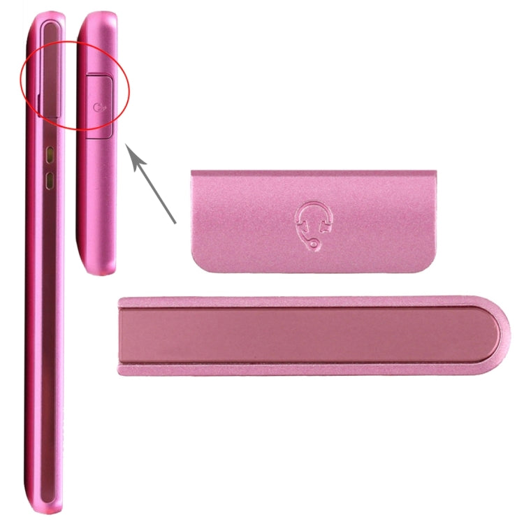 Earphone Button & Volume Button for Sony Xperia ZR / M36h(Magenta) - Others by PMc TechLife | Online Shopping South Africa | PMc TechLife | Buy Now Pay Later Mobicred