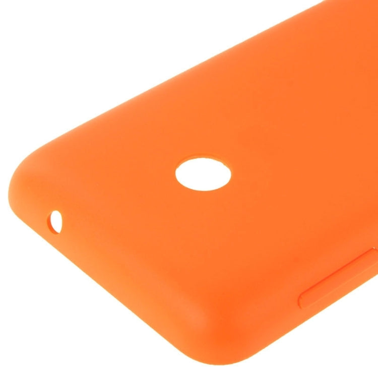 Solid Color Plastic Battery Back Cover for Nokia Lumia 530/Rock/M-1018/RM-1020(Orange) - Back Cover by PMC TechLife | Online Shopping South Africa | PMC TechLife | Buy Now Pay Later Mobicred