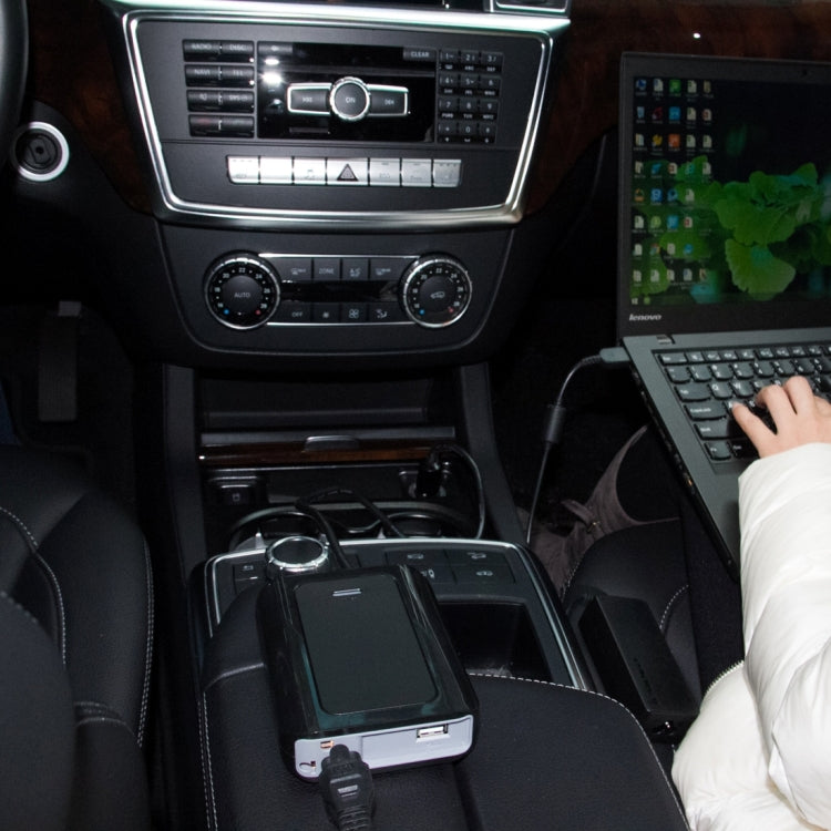 DY-200N, 200W DC 12V to AC Car Power Inverter with 500mA USB Port & EU / US Power Socket(Black) - Others by PMC TechLife | Online Shopping South Africa | PMC TechLife | Buy Now Pay Later Mobicred