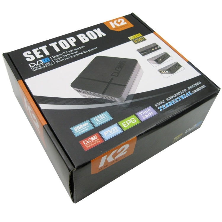 Mini Terrestrial Receiver HD DVB-T2 Set Top Box, Support USB / HDMI / MPEG4 /H.264(UK Plug) - DVB-T & Analog Solutions by PMC TechLife | Online Shopping South Africa | PMC TechLife | Buy Now Pay Later Mobicred