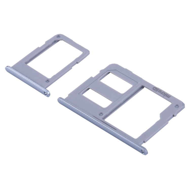 For Galaxy J3 (2017) Single SIM / J330 & J5 (2017) Single SIM / J530 & J7 (2017) Single SIM / J730 SIM Card Tray + Micro SD Card Tray (Blue) - free shipping - PMc TechLife - Order now!