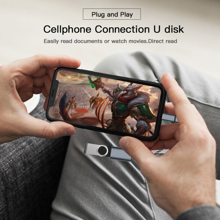 USB 3.0 Female to Micro USB + USB-C / Type-C Male Charging + Transmission OTG Nylon Braided Adapter Cable, Cable Length: 17cm (Gold) - OTG Adapter by PMC Jewellery | Online Shopping South Africa | PMC Jewellery | Buy Now Pay Later Mobicred