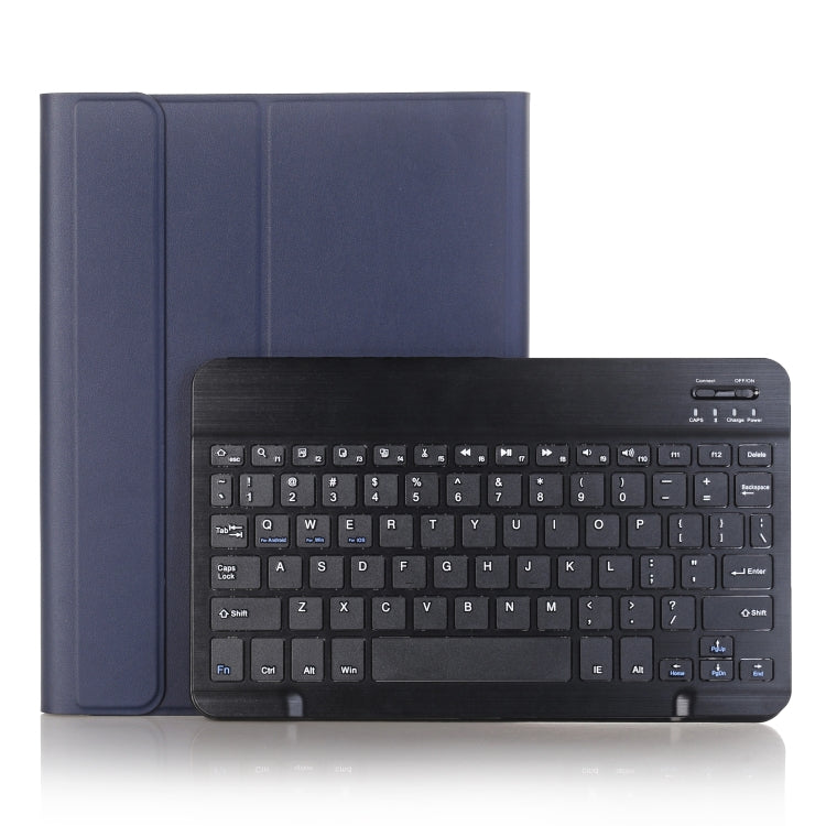 For iPad 10th Gen 10.9 2022 A10B Lambskin Texture Ultra-thin Bluetooth Keyboard Leather Tablet Case with Pen Slot(Dark Blue) - Universal by PMC TechLife | Online Shopping South Africa | PMC TechLife