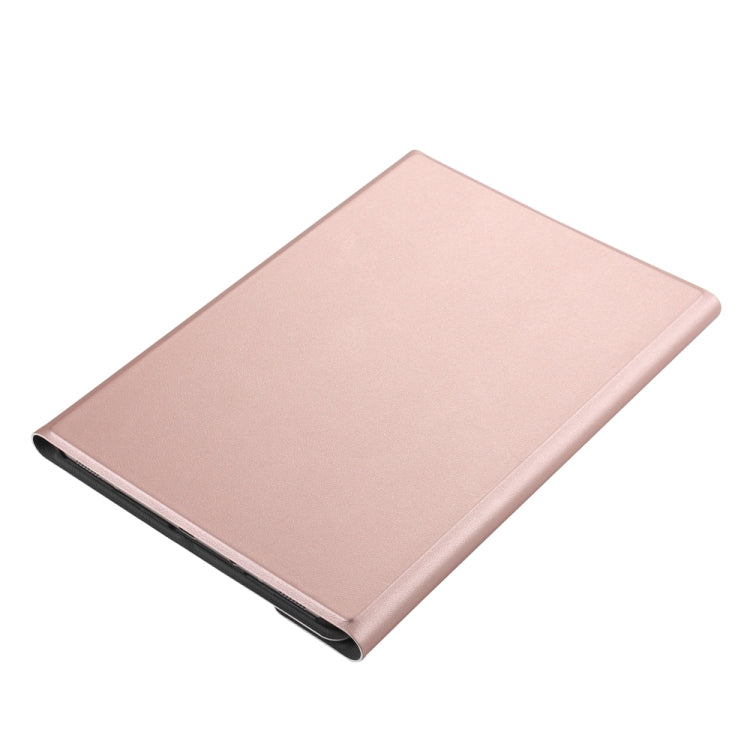 A830 Ultra-thin Detachable Bluetooth Keyboard Leather Tablet Case for Galaxy Tab S4 10.5 T830 / T835, with Holder(Rose Gold) - free shipping - PMC TechLife - Order now!