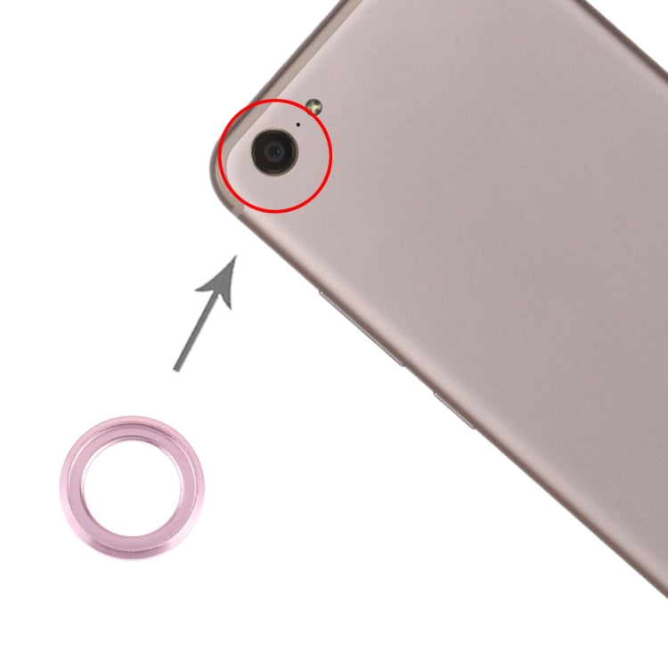 For Vivo X9 Camera Lens Cover (Pink) - Camera Parts by PMc TechLife | Online Shopping South Africa | PMc TechLife | Buy Now Pay Later Mobicred
