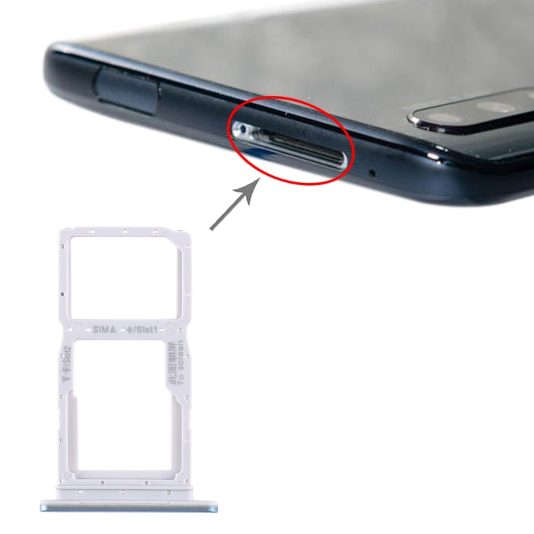 SIM Card Tray + SIM Card Tray / Micro SD Card Tray for Huawei Honor 9X / Honor 9X Pro(Baby Blue) - free shipping - PMc TechLife - Order now!