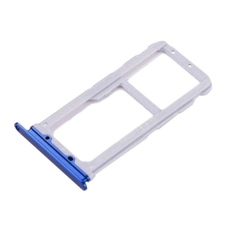 For Huawei Honor 9 SIM Card Tray & SIM / Micro SD Card Tray(Blue) - Card Socket by PMc TechLife | Online Shopping South Africa | PMc TechLife | Buy Now Pay Later Mobicred