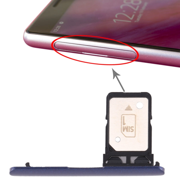 Original Single SIM Card Tray for Sony Xperia 10(Blue) - Card Tray by PMC TechLife | Online Shopping South Africa | PMC TechLife | Buy Now Pay Later Mobicred